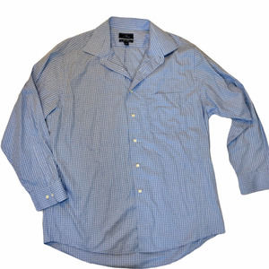 Men's Dockers Blue Checkered Button Down
